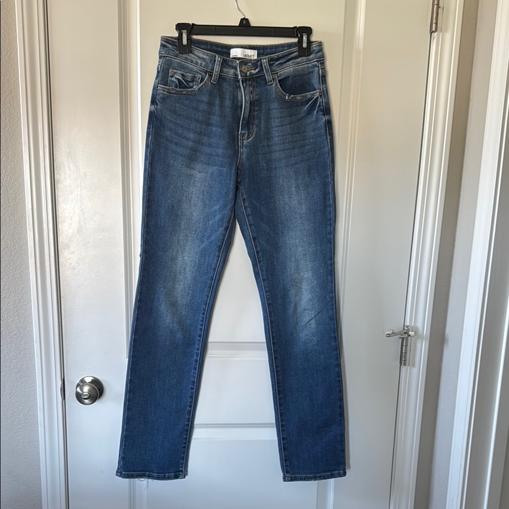 Straight leg denim